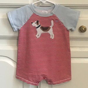 Mud Pie Stripe Romper, 6/9 months